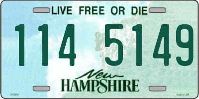NH license plate 1145149