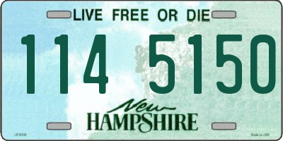 NH license plate 1145150