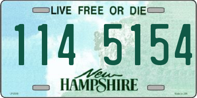 NH license plate 1145154