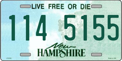 NH license plate 1145155