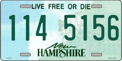 NH license plate 1145156