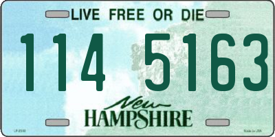 NH license plate 1145163