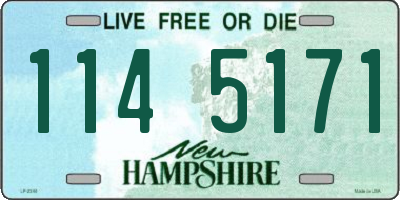 NH license plate 1145171