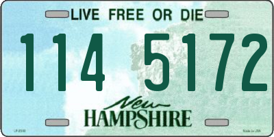 NH license plate 1145172