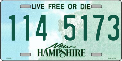 NH license plate 1145173