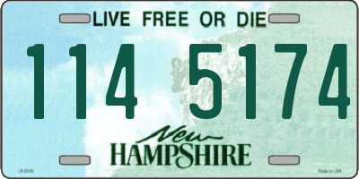 NH license plate 1145174
