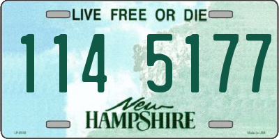 NH license plate 1145177