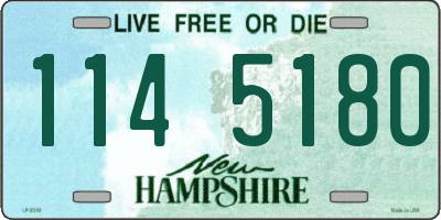 NH license plate 1145180