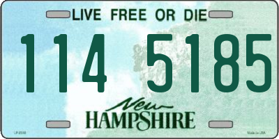 NH license plate 1145185