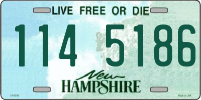 NH license plate 1145186