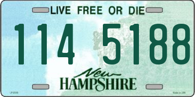 NH license plate 1145188