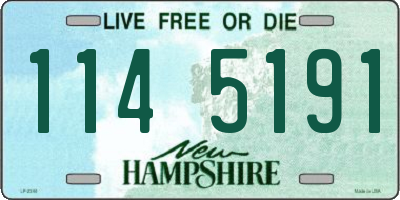 NH license plate 1145191