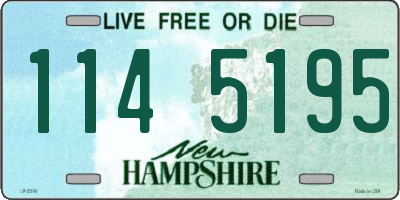 NH license plate 1145195
