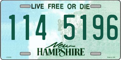 NH license plate 1145196