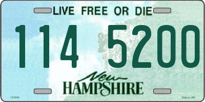 NH license plate 1145200