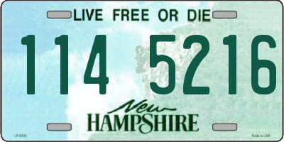 NH license plate 1145216