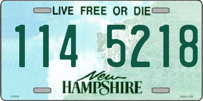 NH license plate 1145218