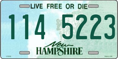 NH license plate 1145223