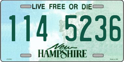 NH license plate 1145236
