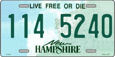 NH license plate 1145240