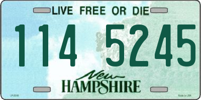NH license plate 1145245