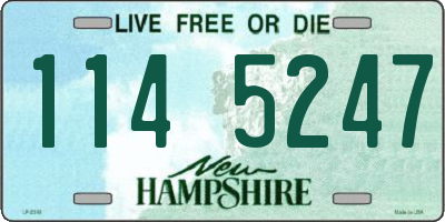 NH license plate 1145247