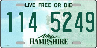 NH license plate 1145249