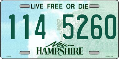 NH license plate 1145260