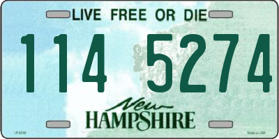 NH license plate 1145274