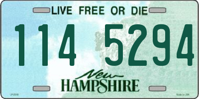 NH license plate 1145294