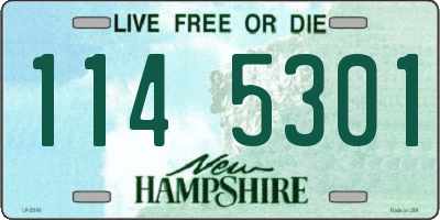NH license plate 1145301