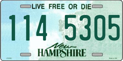 NH license plate 1145305