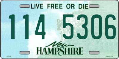 NH license plate 1145306