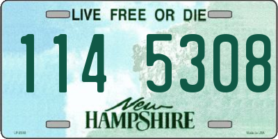 NH license plate 1145308
