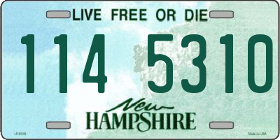 NH license plate 1145310