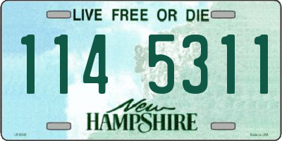 NH license plate 1145311