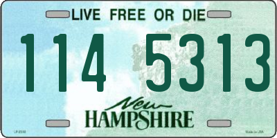 NH license plate 1145313