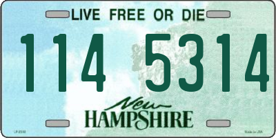 NH license plate 1145314