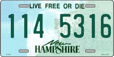 NH license plate 1145316