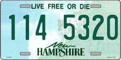 NH license plate 1145320