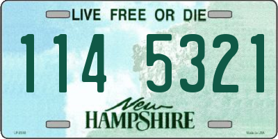 NH license plate 1145321