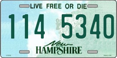 NH license plate 1145340