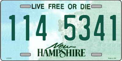 NH license plate 1145341