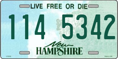NH license plate 1145342