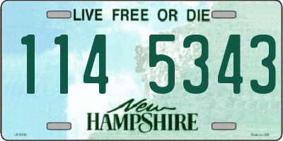 NH license plate 1145343
