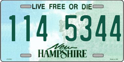NH license plate 1145344