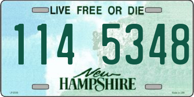 NH license plate 1145348