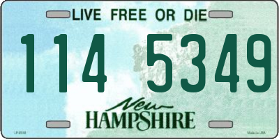 NH license plate 1145349