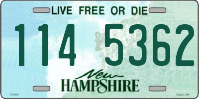 NH license plate 1145362