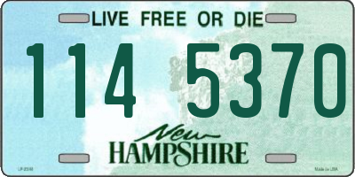 NH license plate 1145370
